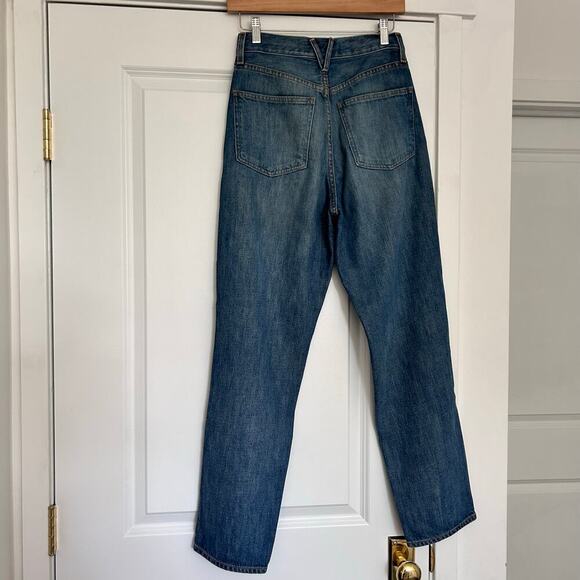 Veronica Beard Blake Classic Straight High Rise Denim in Keystone Wash Size 26 - Picture 5 of 13